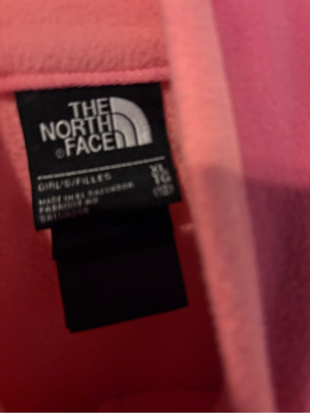 The North Face Women's Bubblegum Pink Teddy Fleece Jacket